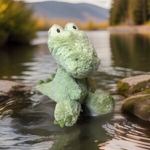 Baby GUND Toothpick Ensley Green Alligator Plush Stuffed Crocodile Sewn 6056010